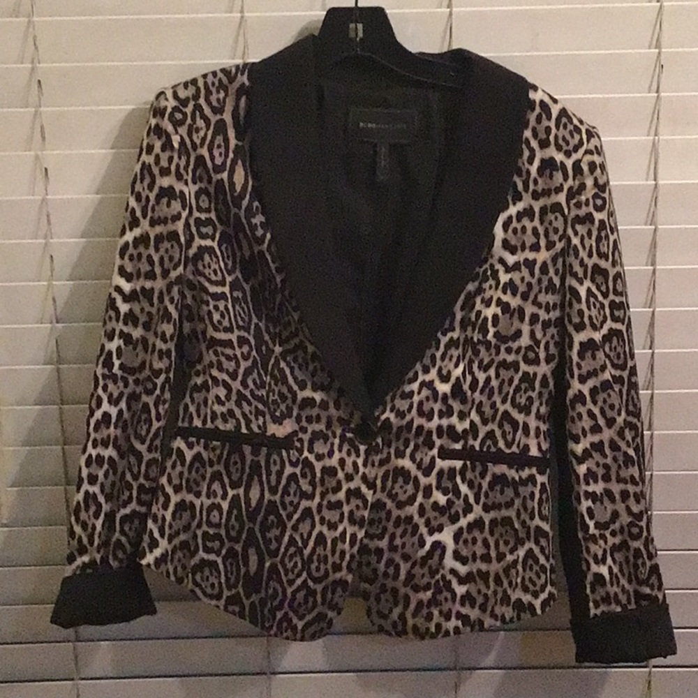 Cheetah Print blazer by BCBGMAXAZRIA
